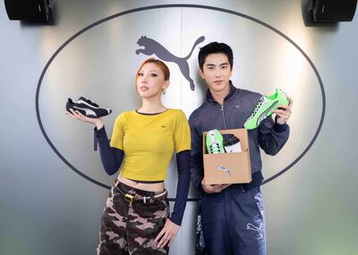 張凌赫同款PUMA H-STREET必收！Karencici、曾敬驊逛中山快閃店曝選鞋喜好