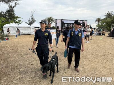 台灣祭墾丁開唱湧人潮　無人機+霹靂小組全面維安