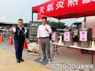 清明祭祀湧人潮！黃啟豪服務團隊設站奉茶　還有職人咖啡味