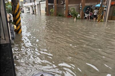 快訊／大雷雨襲擊！　苗栗多地區淹水