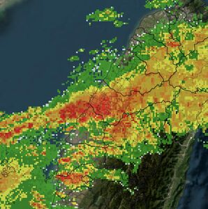 強烈雷雨帶殺到台中彰化　天氣粉專示警：未來3小時防致災性雨勢