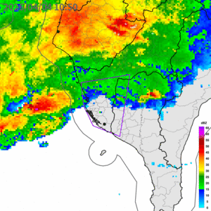 快訊／大雷雨往南炸8縣市　最新警戒範圍曝