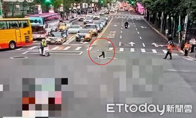 他約違規過馬路被警攔下！咆哮：你長官是誰　信義暴衝男慘挨罰