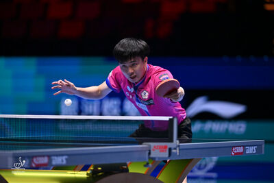 讓一追四大逆轉！林昀儒扳倒日本一哥張本智和　世界盃闖4強銅牌起跳