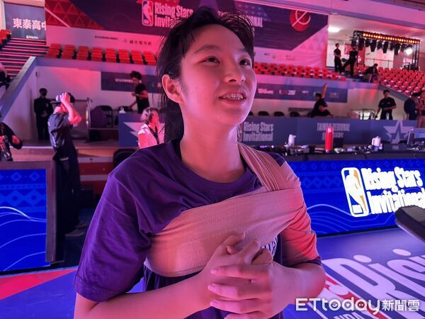 ▲北一女中主將彭郁榛。（圖／記者蔡厚瑄攝）