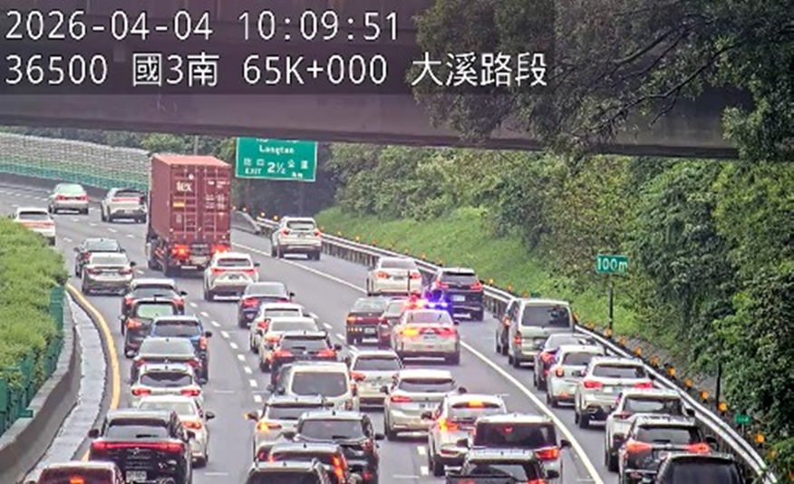 國道3追撞車禍釀回堵 下午還有車潮「5路段易塞」