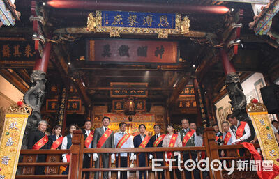 賴清德親臨大天后宮春祭主祭 揭匾「恩溥黎庶」場面莊嚴盛大