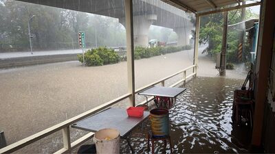雨用倒的！苗栗造橋「3小時灌275毫米」　下波鋒面時間曝光