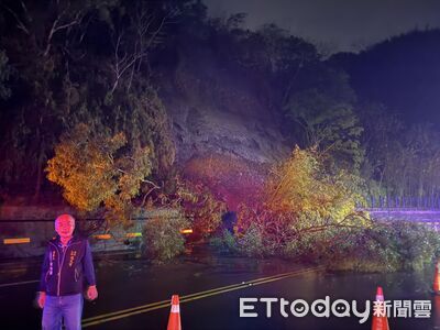 台3線土石崩落！　驚險影片曝