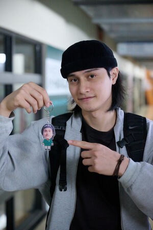 ▲本週主場新品「童心豹發球員鑰匙圈」。（圖／桃園台啤永豐雲豹提供）