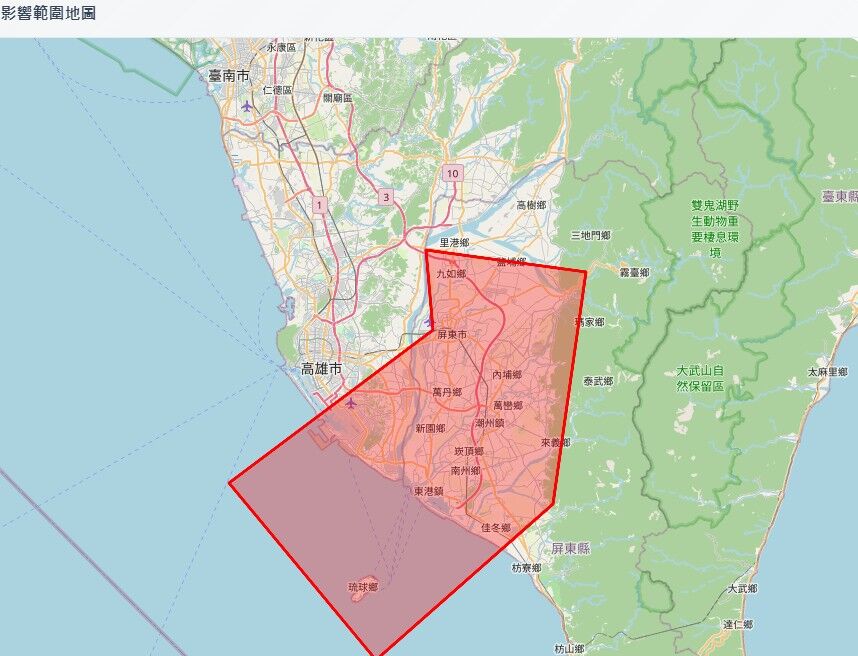 快訊/高雄、屏東突發大雷雨!1小時警報狂炸 這段時間別出門