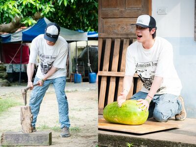 李濬榮帥炸！來台挑戰「樟之細路」險崩潰　下秒手劈西瓜男友力爆棚