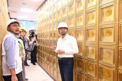 視察新店五城公墓祭祀服務　侯友宜：持續擴增殯葬量能