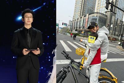 黃曉明帶9歲兒騎車違法！　發文「深感愧疚」認錯：已主動接受處罰