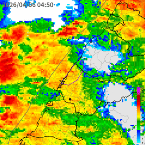快訊／強對流！　大雷雨擴4縣市