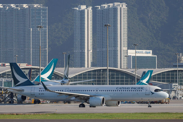 ▲▼香港機場,國泰航空。（圖／路透社）
