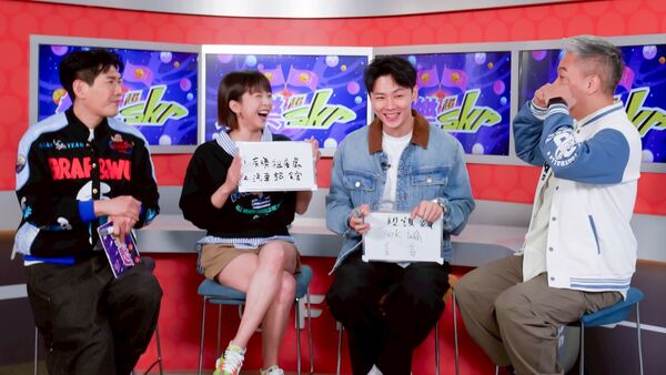 ▲《豆腐媽媽》蘇晏霈、羅子惟一起登上《娛樂超skr》。（圖／民視提供）