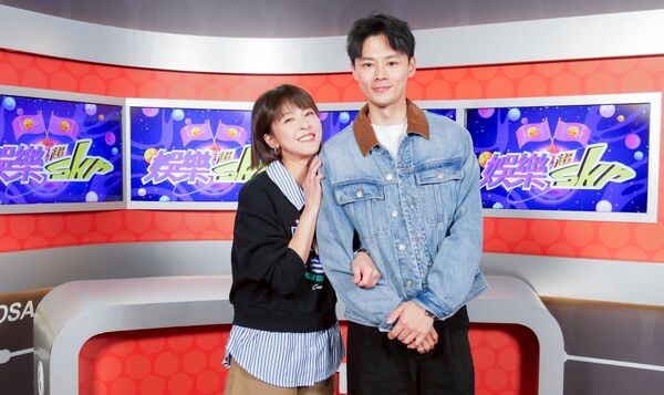 ▲《豆腐媽媽》蘇晏霈、羅子惟一起登上《娛樂超skr》。（圖／民視提供）