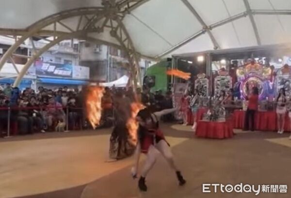 火舞表演者跌倒遭火吻 桃園文化局:應詳評演出條件和環境