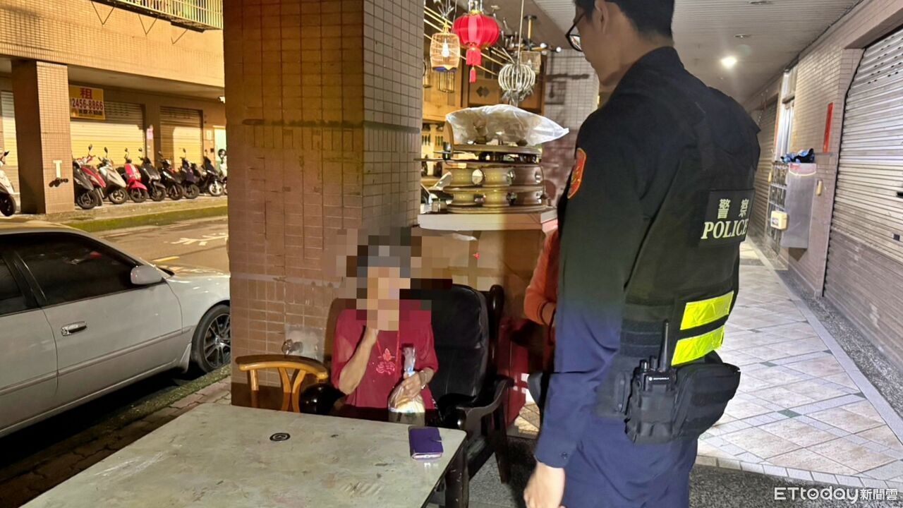基隆8旬婦忘帶鑰匙深夜徘徊 警暖心陪伴守護助平安返家