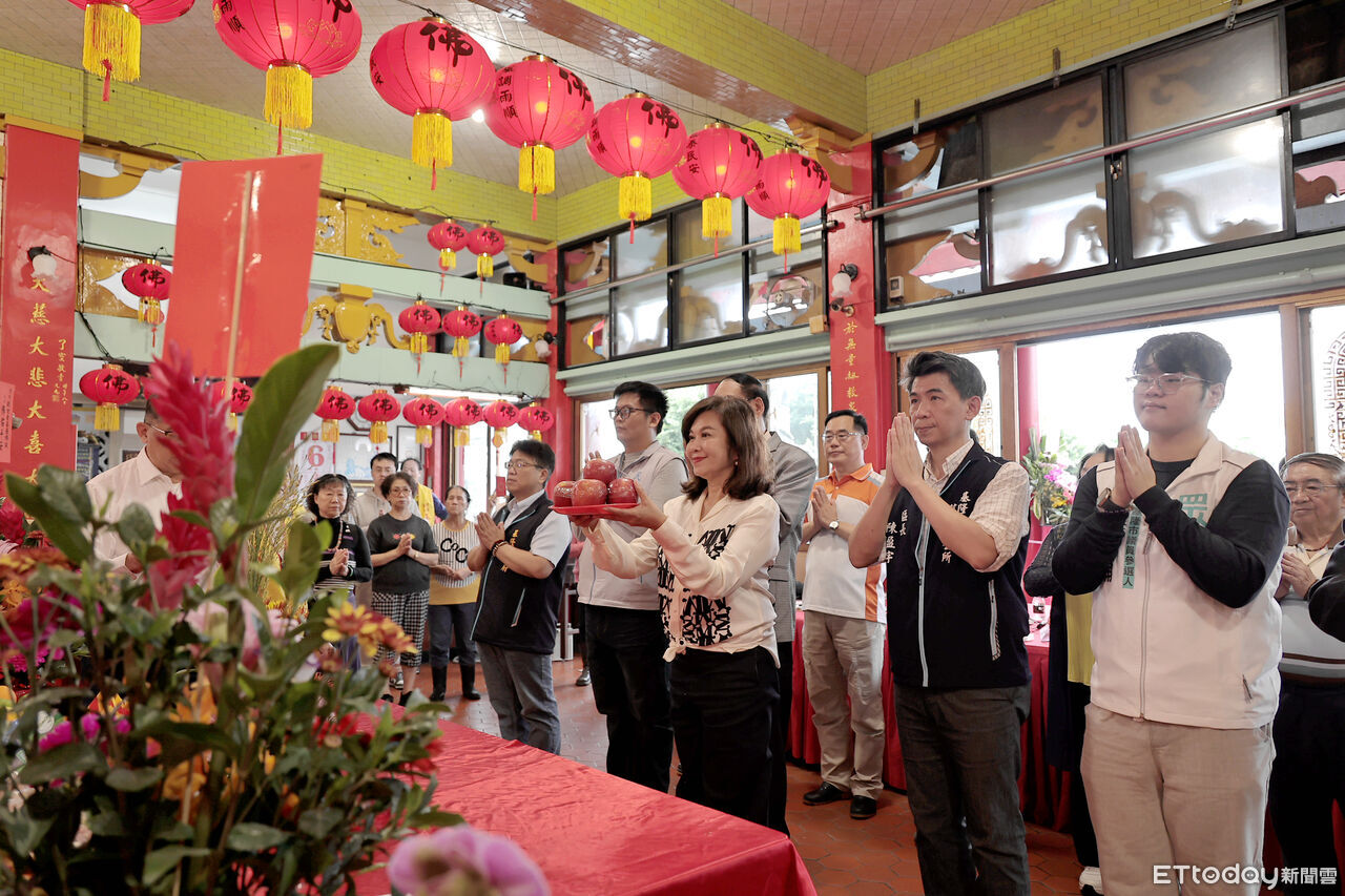 基隆大佛禪院觀音聖誕法會 副市長邱佩琳祈福社會祥和