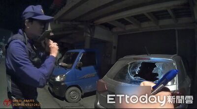 花蓮軍人酒後情緒失控！徒手打爆擋風玻璃　憲警進營區拘提送辦