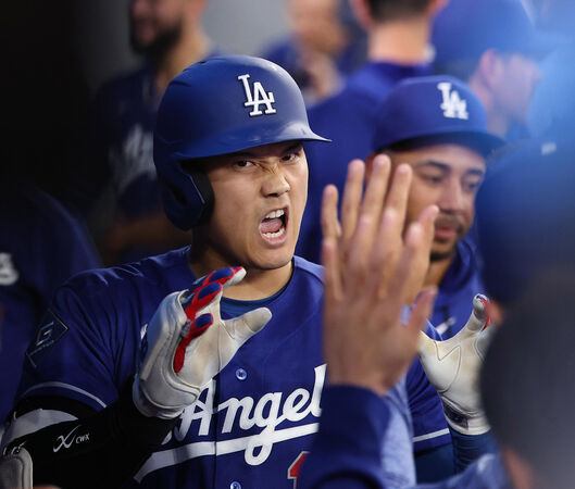 ▲ 大谷翔平連兩場開轟     。（圖／達志影像／美聯社）