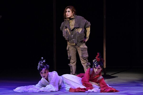 ▲▼《乩身》有歌仔戲版！孫翠鳳女兒「金髮工裝」演韓杰。（圖／翻攝自臉書）