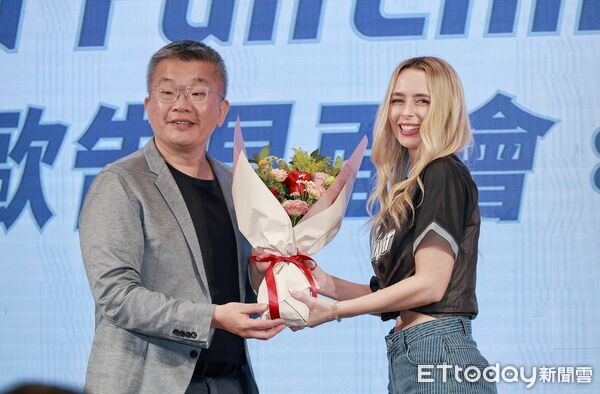 ▲▼費爾柴德老婆出席活動。（圖／記者周宸亘攝）