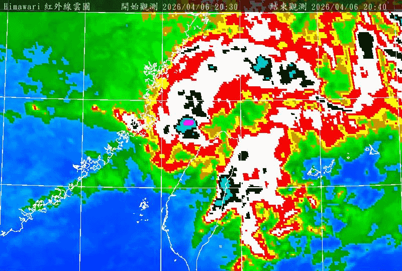 新一波又來了!鋒面壓境「紅爆雷雨」濕到變色 北台灣警戒