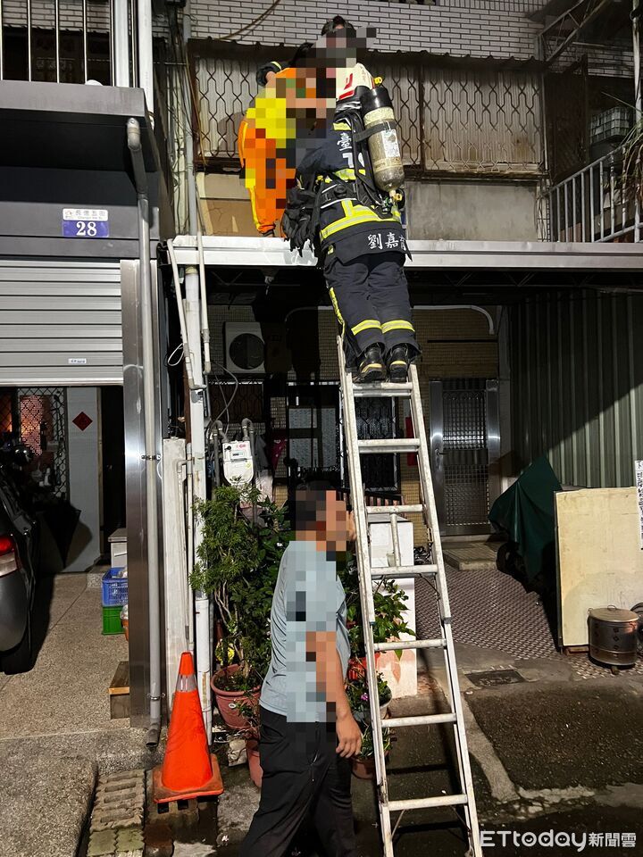 ▲▼ 台中火警。（圖／記者鄧木卿翻攝）