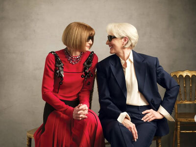 影迷圓夢！梅莉史翠普與「惡魔總編」安娜溫圖對視登封　氣場直接封神