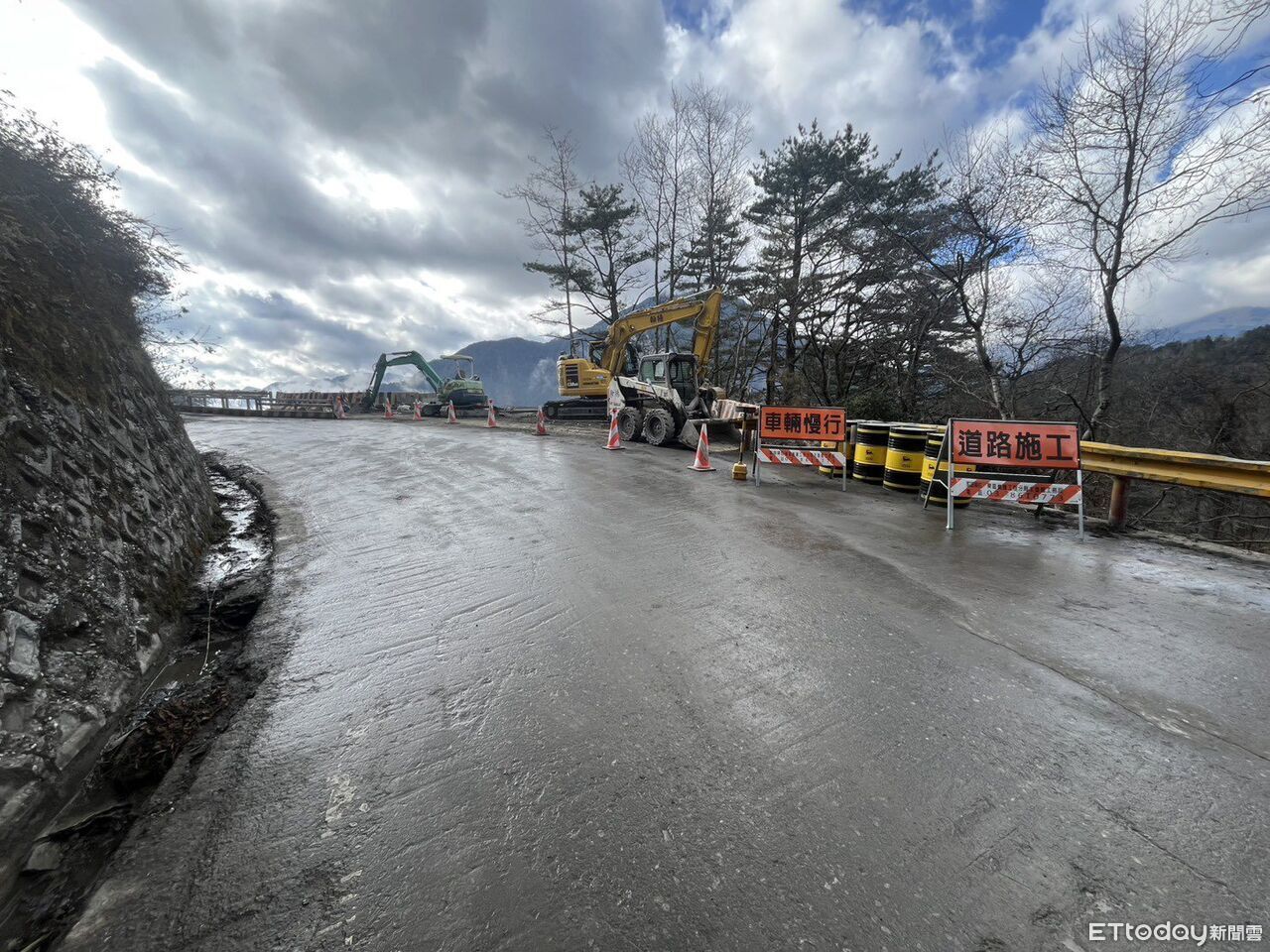 台14甲落鷹山莊至大禹嶺施工 4/8至月底日間每小時放行10分鐘