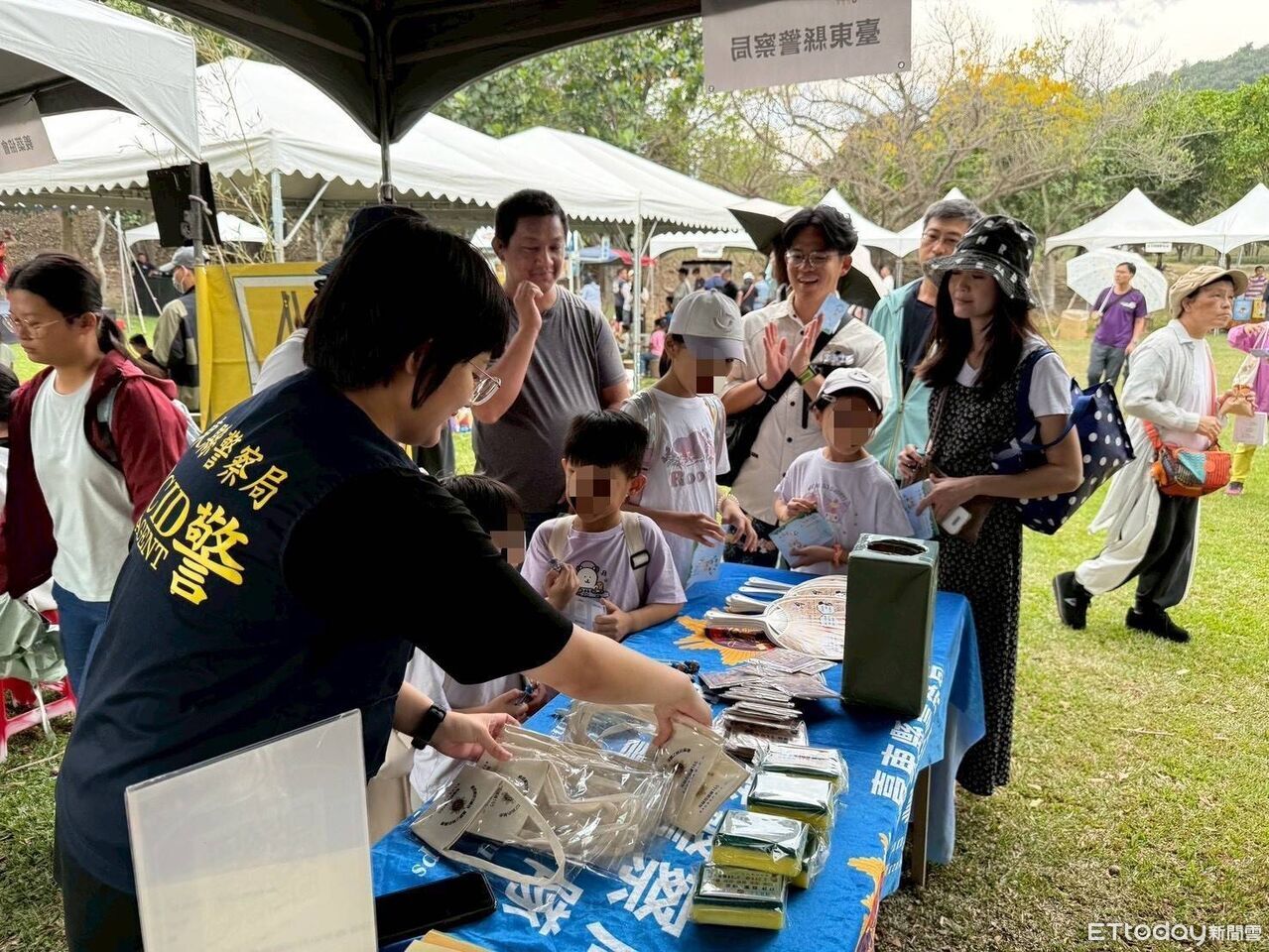 結合史前館活動 台東警強化親子防詐觀念
