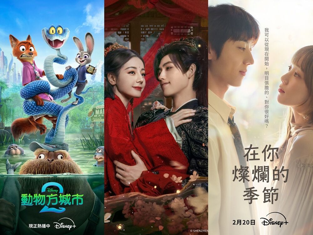 ▲Disney+收視前3強（3/30-4/5，資訊來自Flixpatrol）。（圖／翻攝自臉書／Disney+）