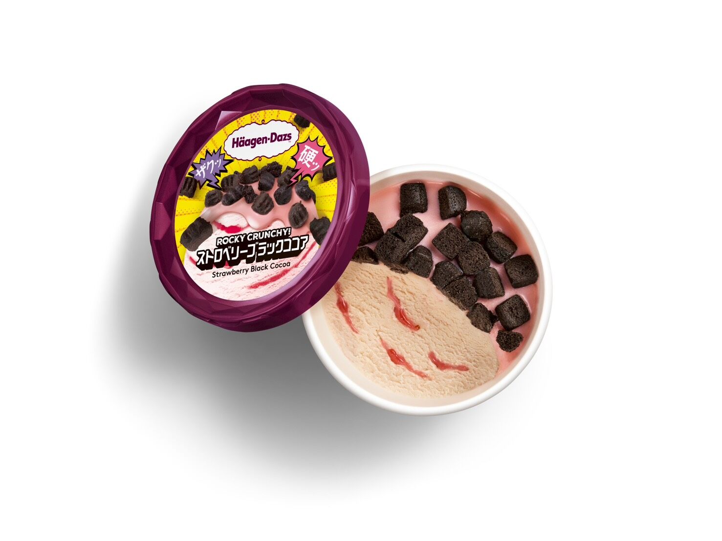 ▲▼哈根達斯（H&auml;agen-Dazs）日本限定「脆脆流心系列」推出全新2種口味， 。（圖／哈根達斯提供）