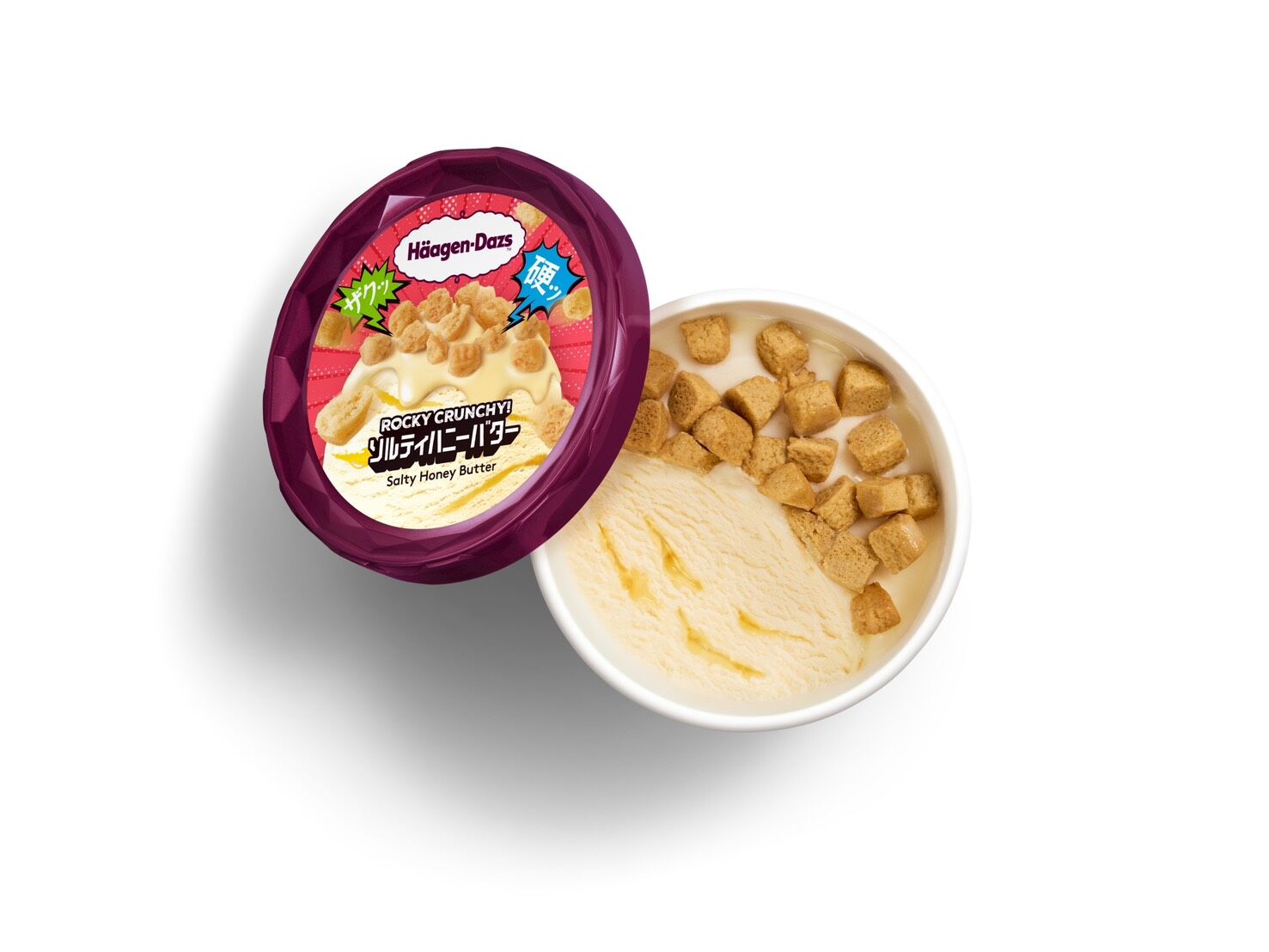 ▲▼哈根達斯（H&auml;agen-Dazs）日本限定「脆脆流心系列」推出全新2種口味， 。（圖／哈根達斯提供）