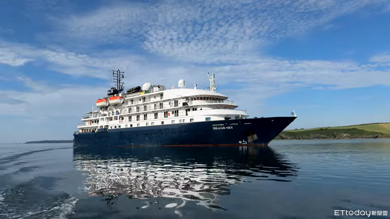 頂級探險郵輪「島嶼天空」首航花蓮 全新通關服務站迎賓