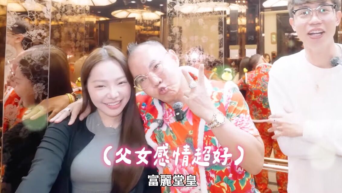 ▲▼吊車大王胡漢龑和女兒同框。（圖／翻攝YouTube／阿慈車庫-Dream garage）