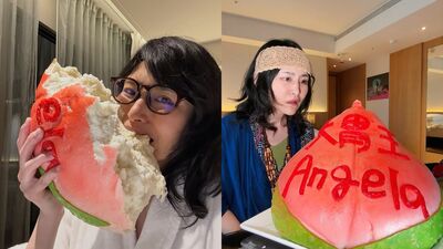 台灣待客之道太誇張！日大胃王結帳才知被請客　再收「巨無霸壽桃」