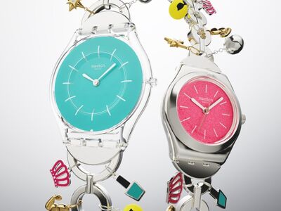 Swatch母親節錶可愛爆表　掛二頭肌吊飾讚頌媽媽
