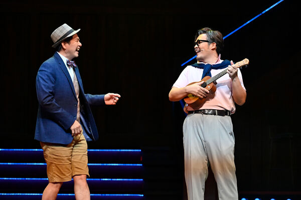 ▲洪都拉斯在舞台劇《明星養老院》有精彩演出。（金星文創提供）