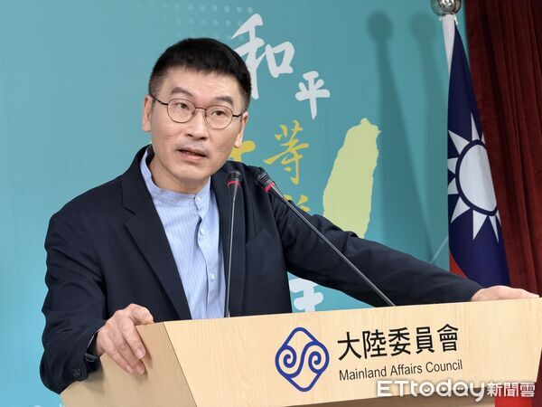 ▲▼陸委會副主委、發言人梁文傑。（圖／記者蔡紹堅攝）
