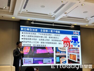 全聯宣布加速「電子標籤」進度　預計2028年6月全台上路