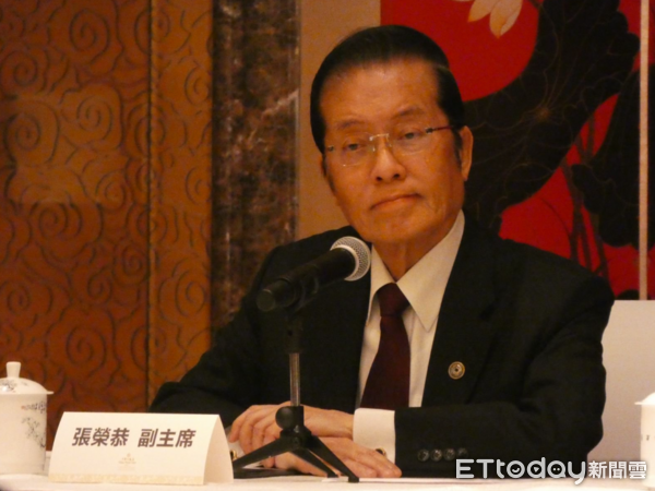 ▲▼國民黨副主席張榮恭出席鄭習會說明記者會。（圖／記者陳冠宇攝）