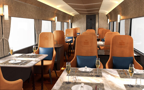 ▲▼近鐵全新餐廳列車「Les Saveurs 志摩」。（圖／都ホテルズ＆リゾーツ提供）