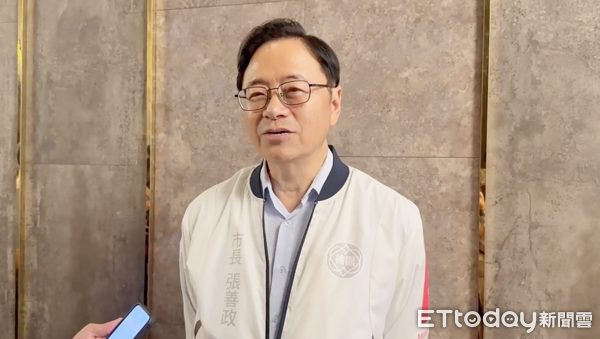 ▲桃園市長張善政今天下午針對矚目的鄭習會受訪時表示，期待兩岸和平制度化能夠盡速落實。（圖／記者沈繼昌翻攝）
