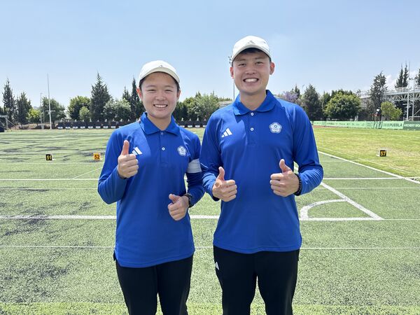 ▲湯智鈞、李彩綺雙雙挺進4強。（圖／射箭協會提供）