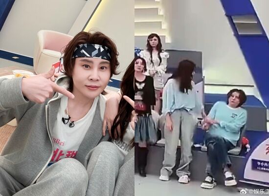 ▲王濛拒絕站起身。（圖／翻攝自微博）