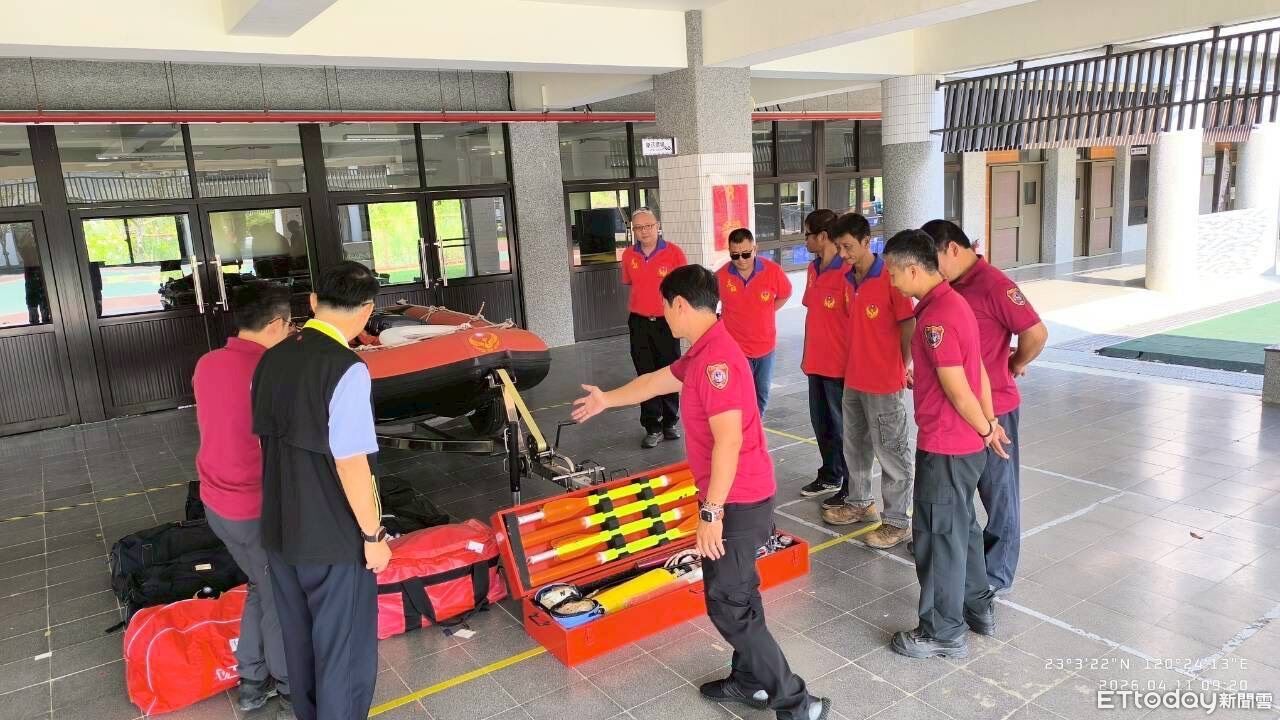 防汛超前部署!南消四大啟動演練 76人15艘船艇提前備戰豪雨